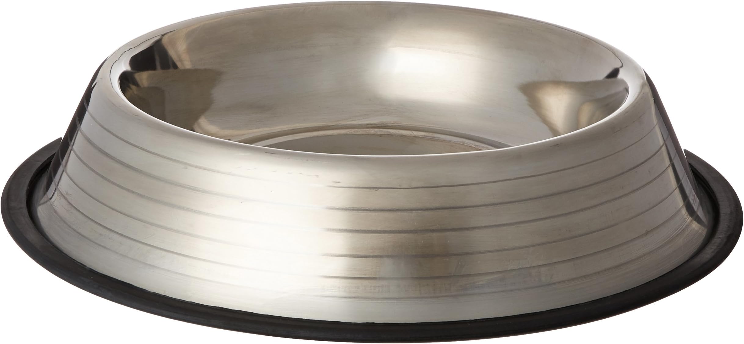 Maslow Stainless Steel Non-Skid/Non-Tip Pet Bowl with Ridges, 9-Cup