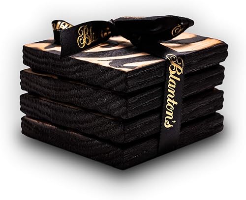 Blanton de Bourbon Posavasos de madera de roble