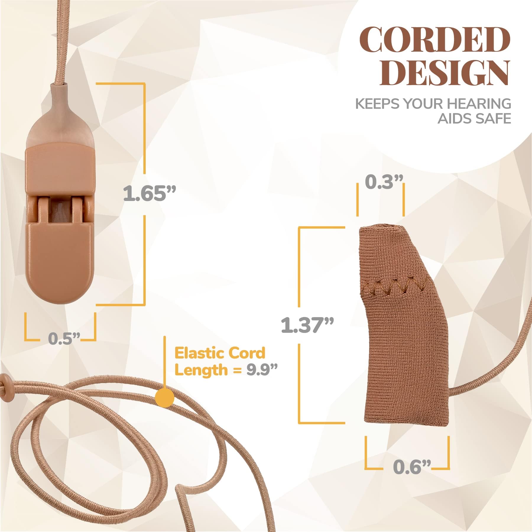 Le protezioni MEDca e il rivestimento in tessuto con coulisse con chiusura proteggono da sporco, polvere, sudore e prevengono la perdita (1 pollice, 1,25 pollici, 2 pollici)