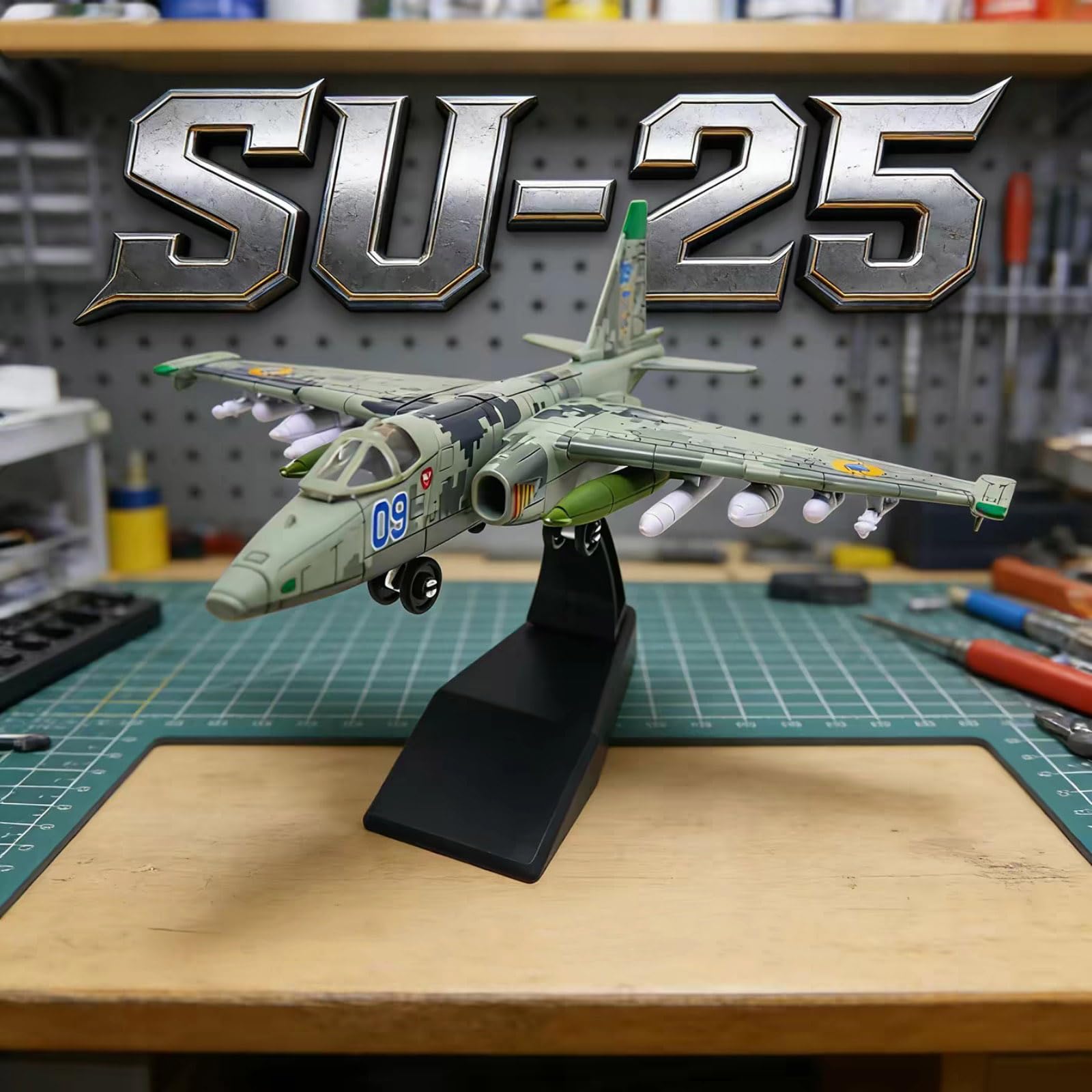 Amazon.co.jp: 1:72 プラスチック製 ソビエト スホーイ SU-25 フロッグ