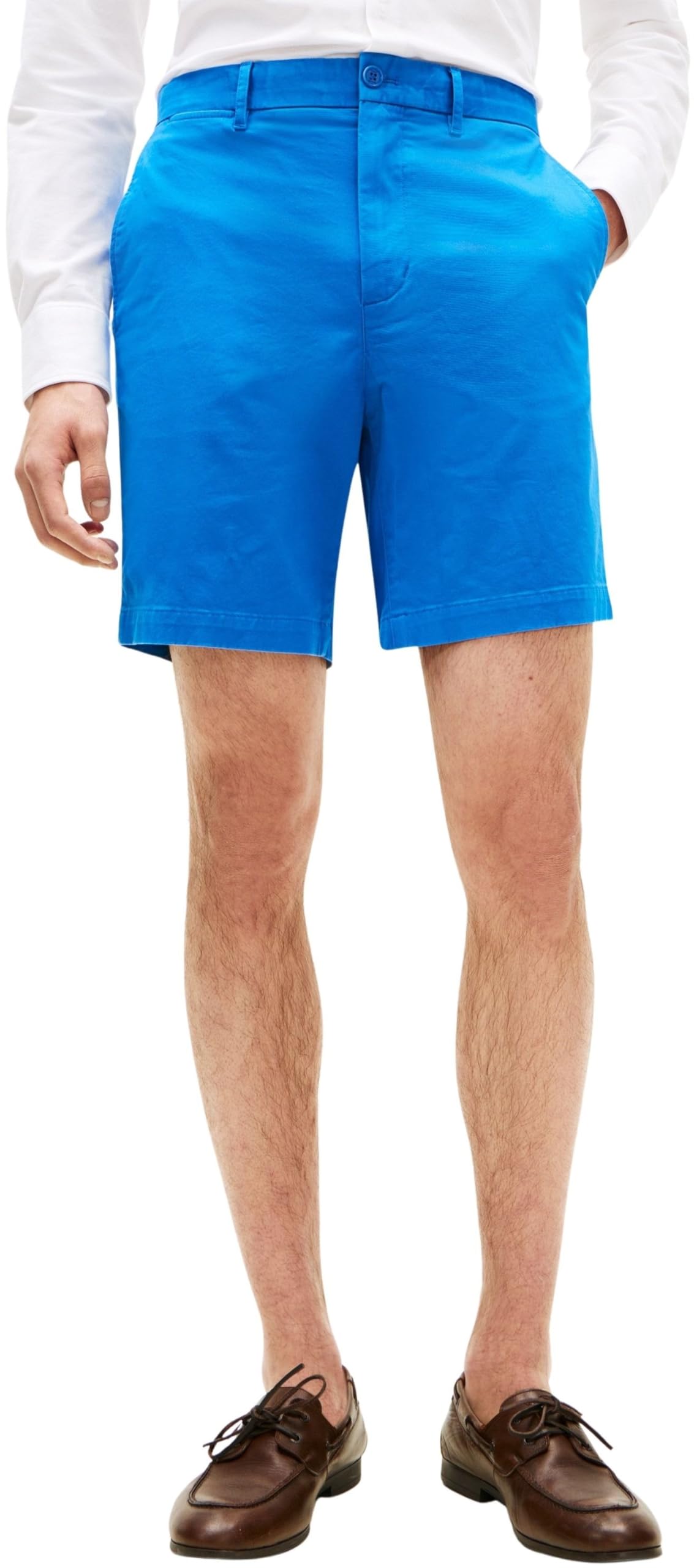 Tommy Hilfiger Men's Dover 8" Ess Twill Short MW0MW42352, Blue, 36W / Nil