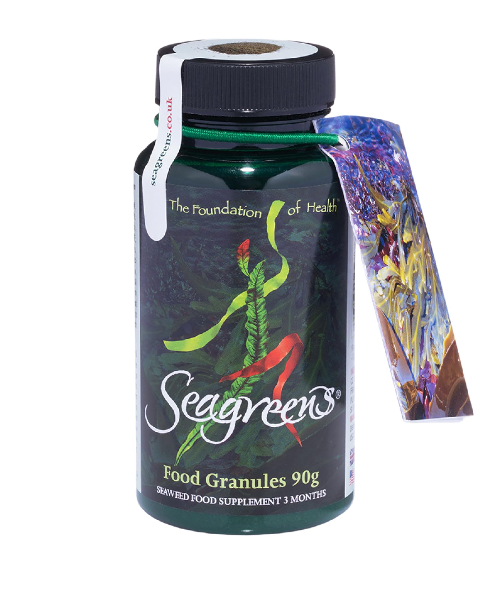 Organic Seaweed Food Supplement Granules, 90g, 3 Month Supply, Vegan & Additive-Free, Seaweed Supplement for Humans & Diet Support