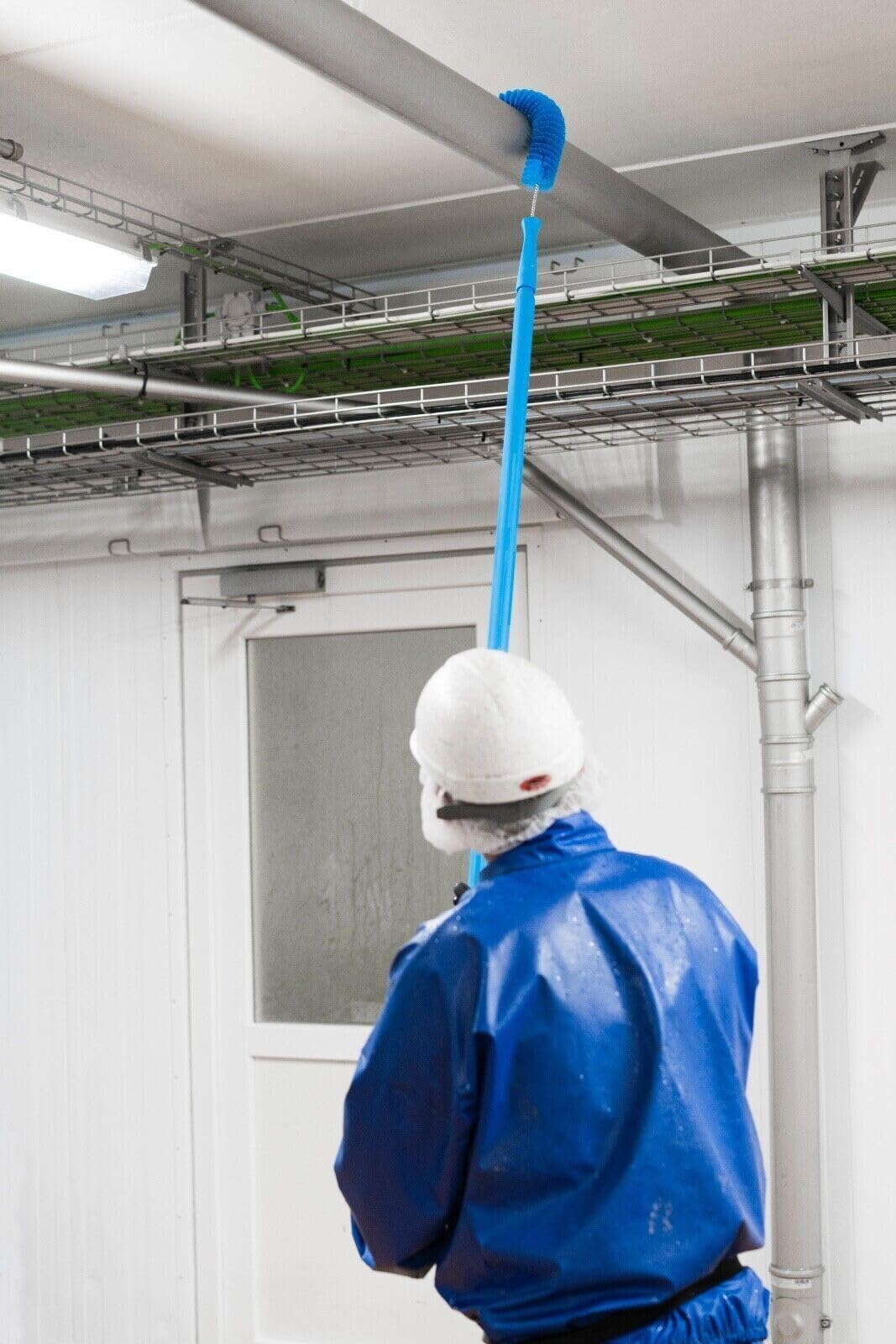 Vikan - Ultra Hygiène - Manche - D'une seule pièce - Polypropylène - Rouge - 170cm