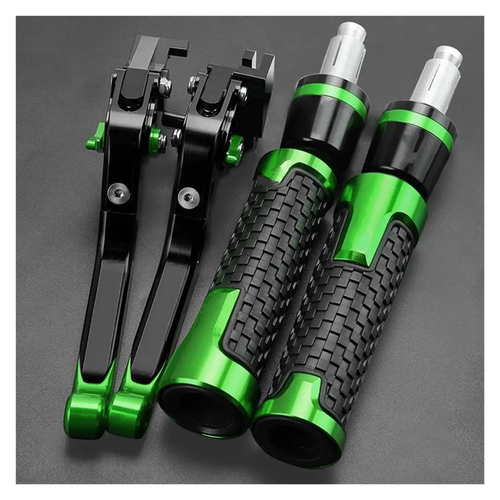 Hguvsjd H Guvsjd For Kawasaki Zx6r Zx 6R 2007-2018 2019-2020 Motorcycle Adjustable Brake Clutc Levers Andle Bar Ends Motorcycle Brake Lever(H)