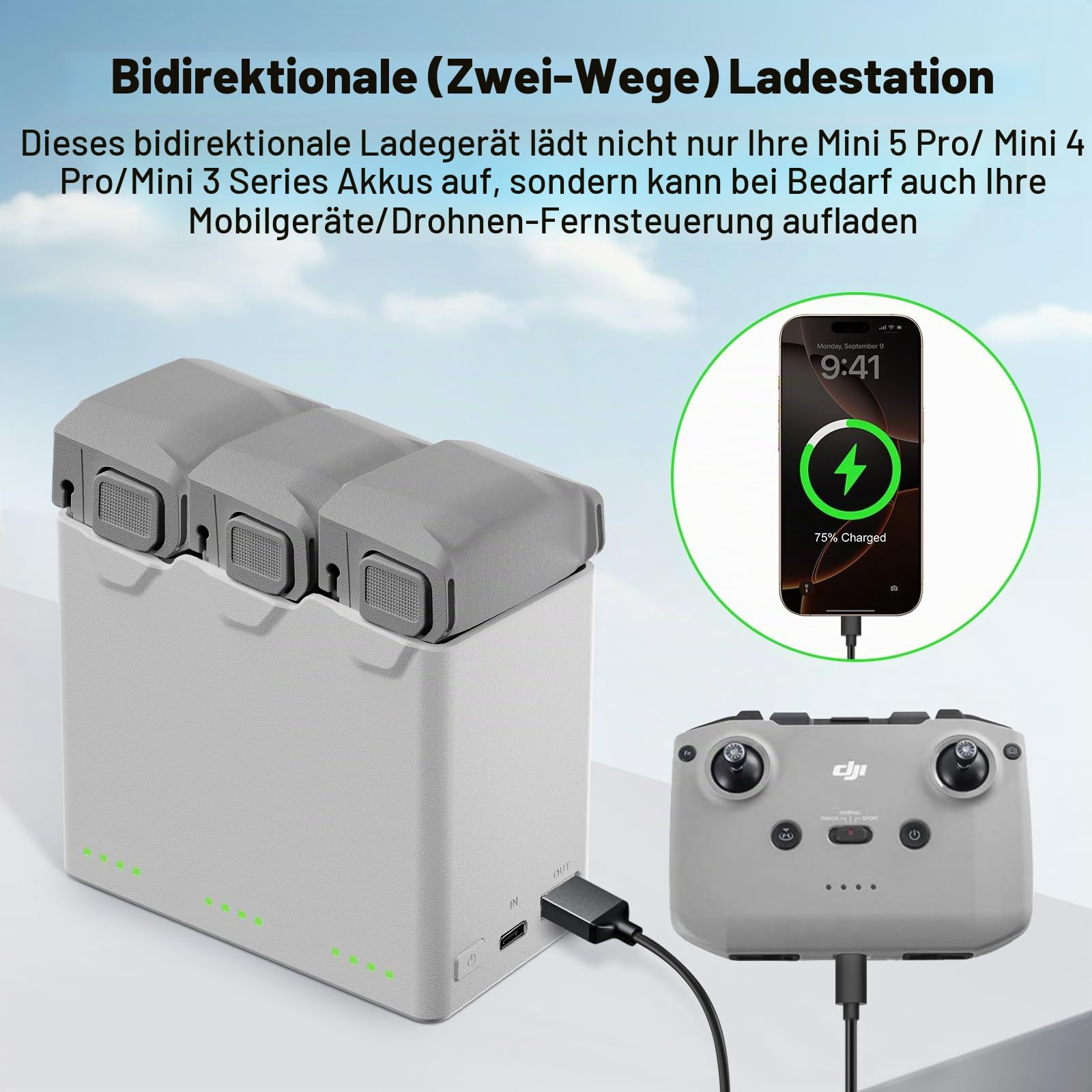 Treeboy Intelligent Flight Battery Plus(2-Pack) with Bi-Directional Charging Hub for DJI Mini 5 Pro 5000 mAh 47 Mins Flight Time Upgrade 2026
