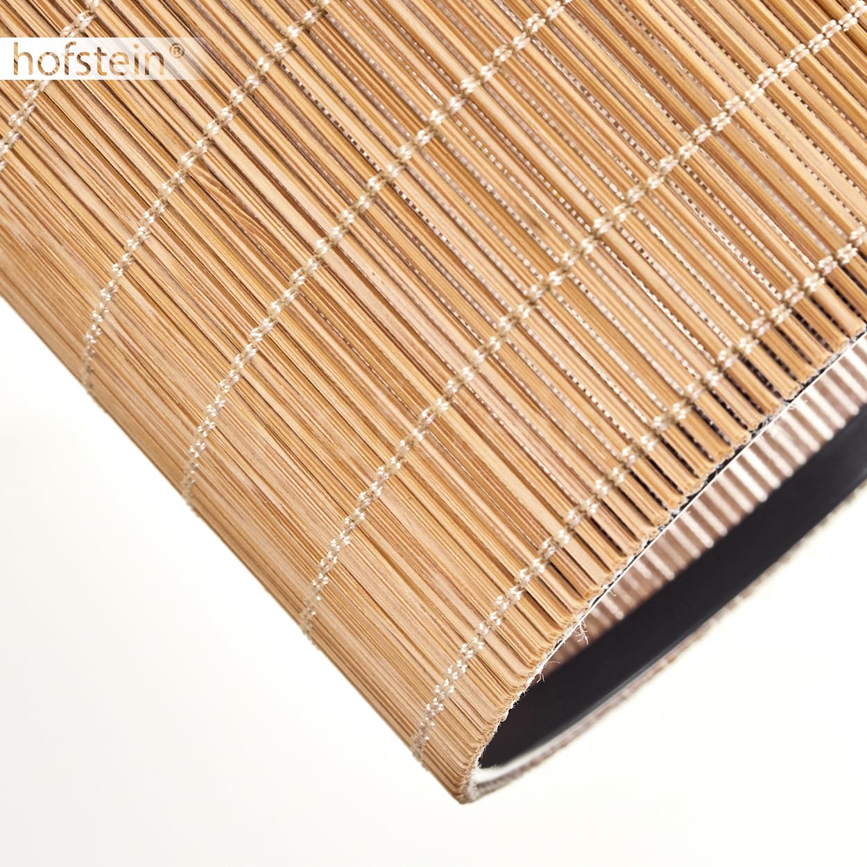 Plafoniera Kinnared, lampada da soffitto moderna in legno/metallo/bambù nei colori naturali/cromati/marrone, lampada a 4 luci dal design scandinavo con faretti regolabili, 4 x E14, senza lampadine