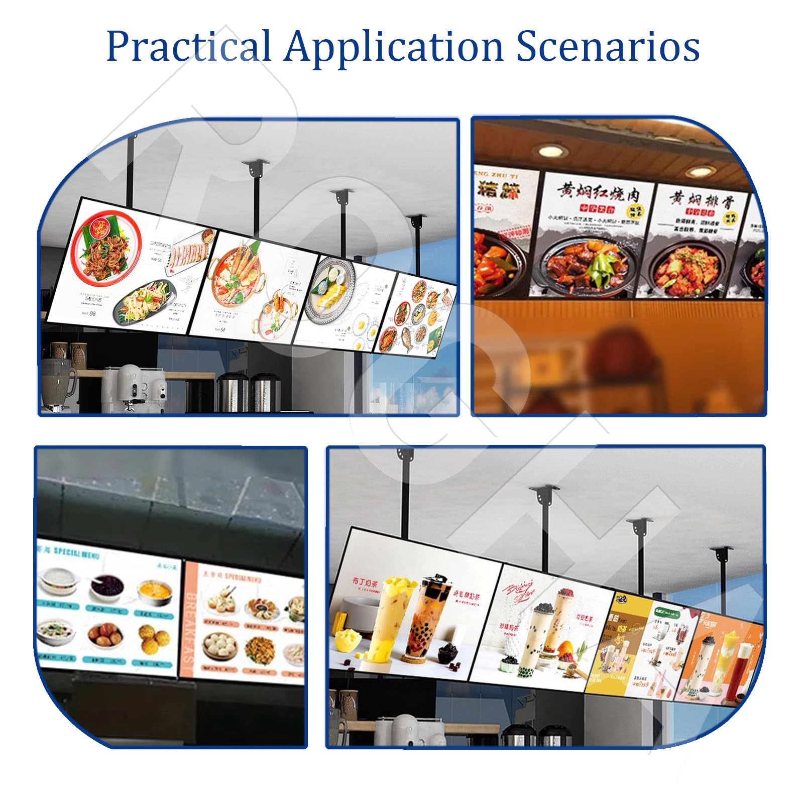 Kaseton LED na menu/Cienki kaseton reklamowy Horizontal-50X70cm