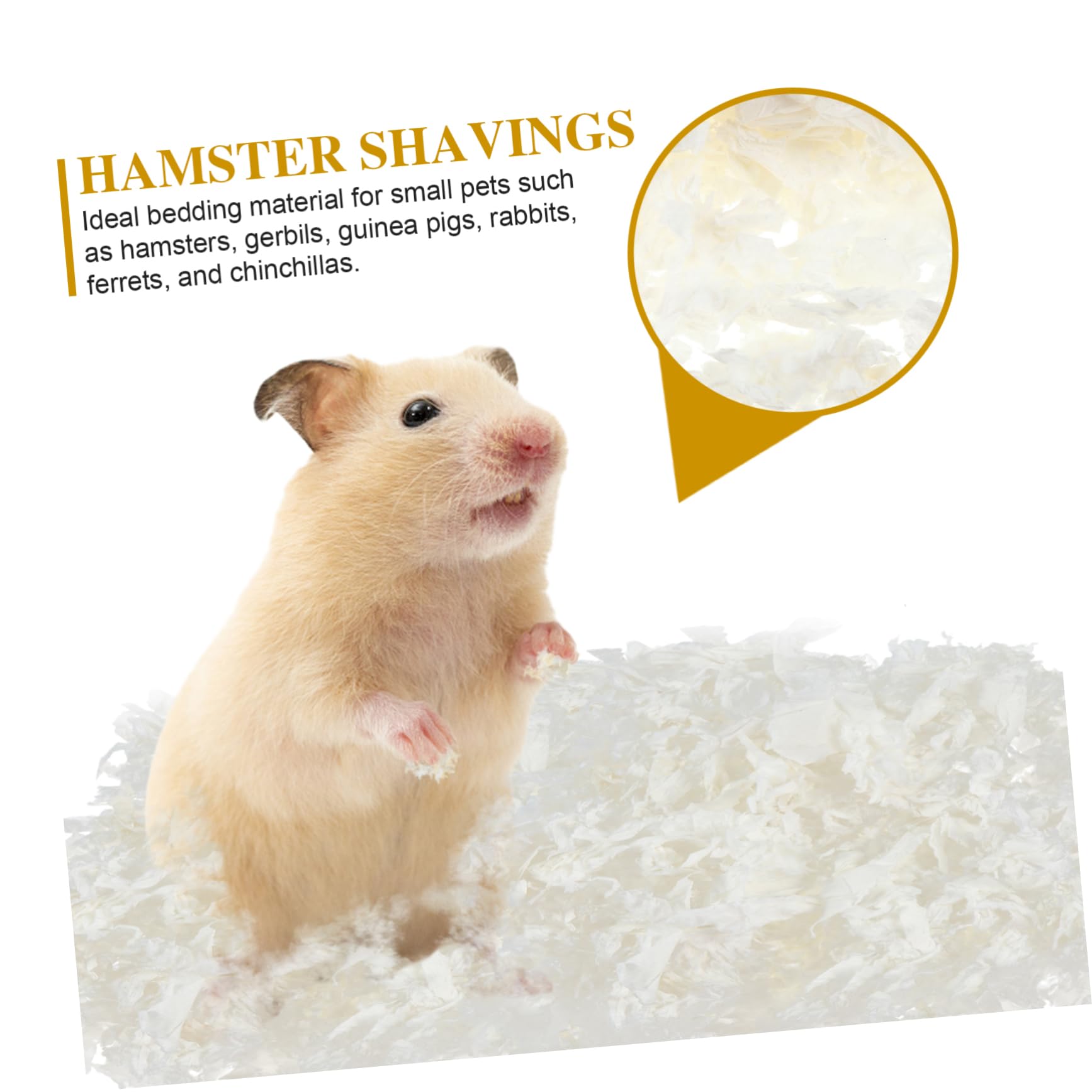 WOONEKY Litière en Papier pour Petits Animaux Absorbante 1 Pack Blanc