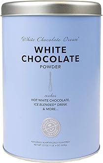 The Coffee Bean & Tea Leaf, White Chocolate Powder, Coffee and Drink Powdered Creamer, 22 Ounce Container