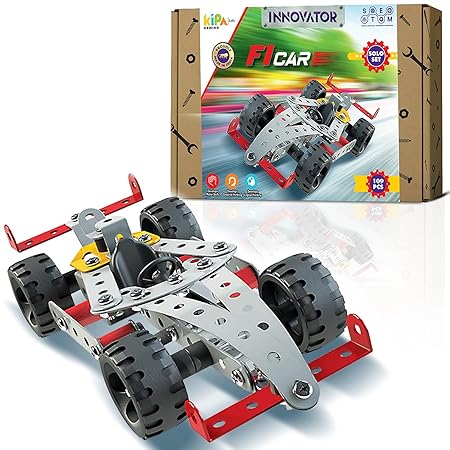 KIPA GAMING Innovator F1 Racing Car Toy Model For Kids Diy Building Blocks For Kids|Educational & Learning Blocks For Kids For 8+ Years-(202 Pcs)|Multicolor