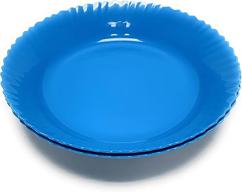 Vista 57 de Mintra Home Curly Collection (plato grande de 11.75 pulgadas, 6 unidades, blanco)