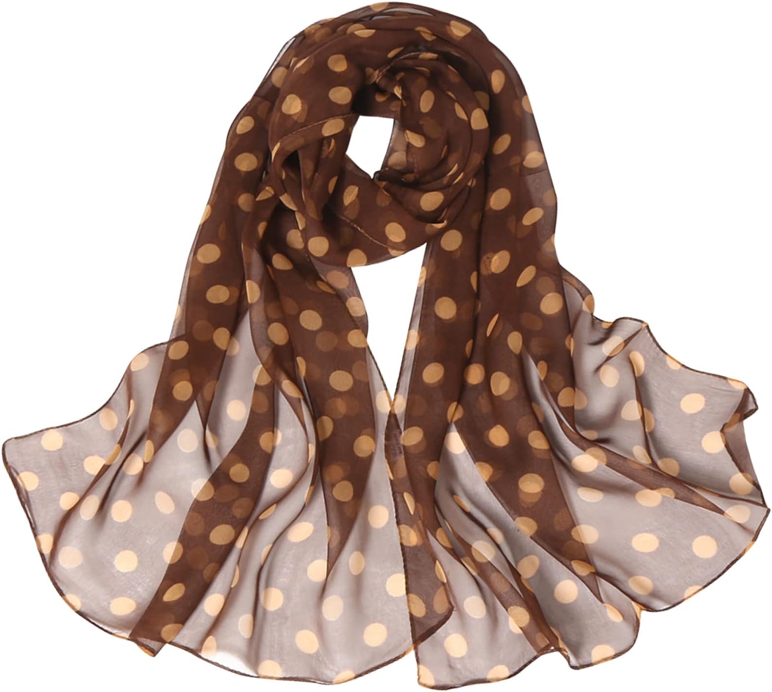 brown scarf