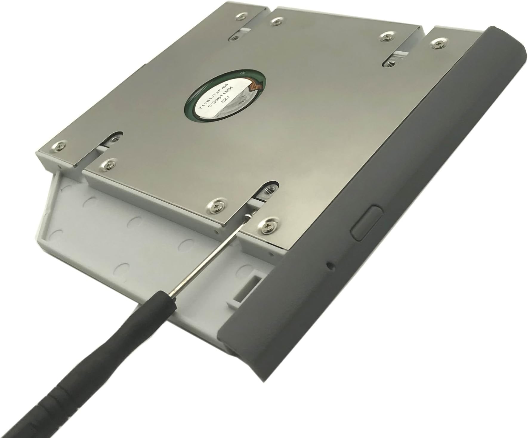 ULTRACADDY 2nd HDD SSD Hard Drive Caddy for Lenovo Ideapad 320 330 520 with Faceplate Gray