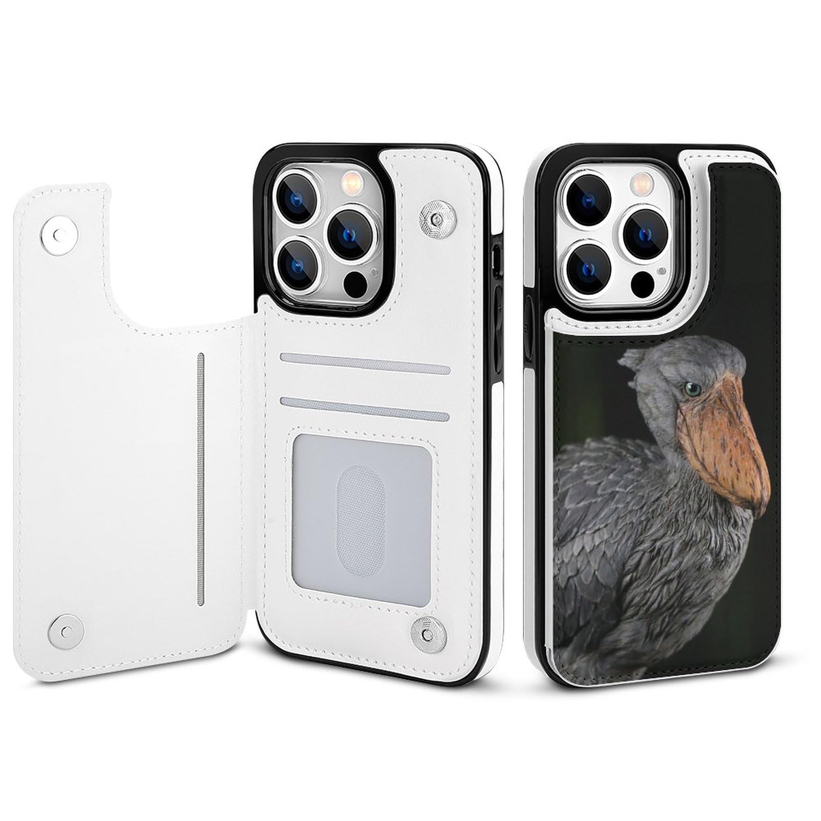 Amazon.co.jp: iPhone 14 Pro ケース 手帳型 ハシビロコウ 鳥 iPhone