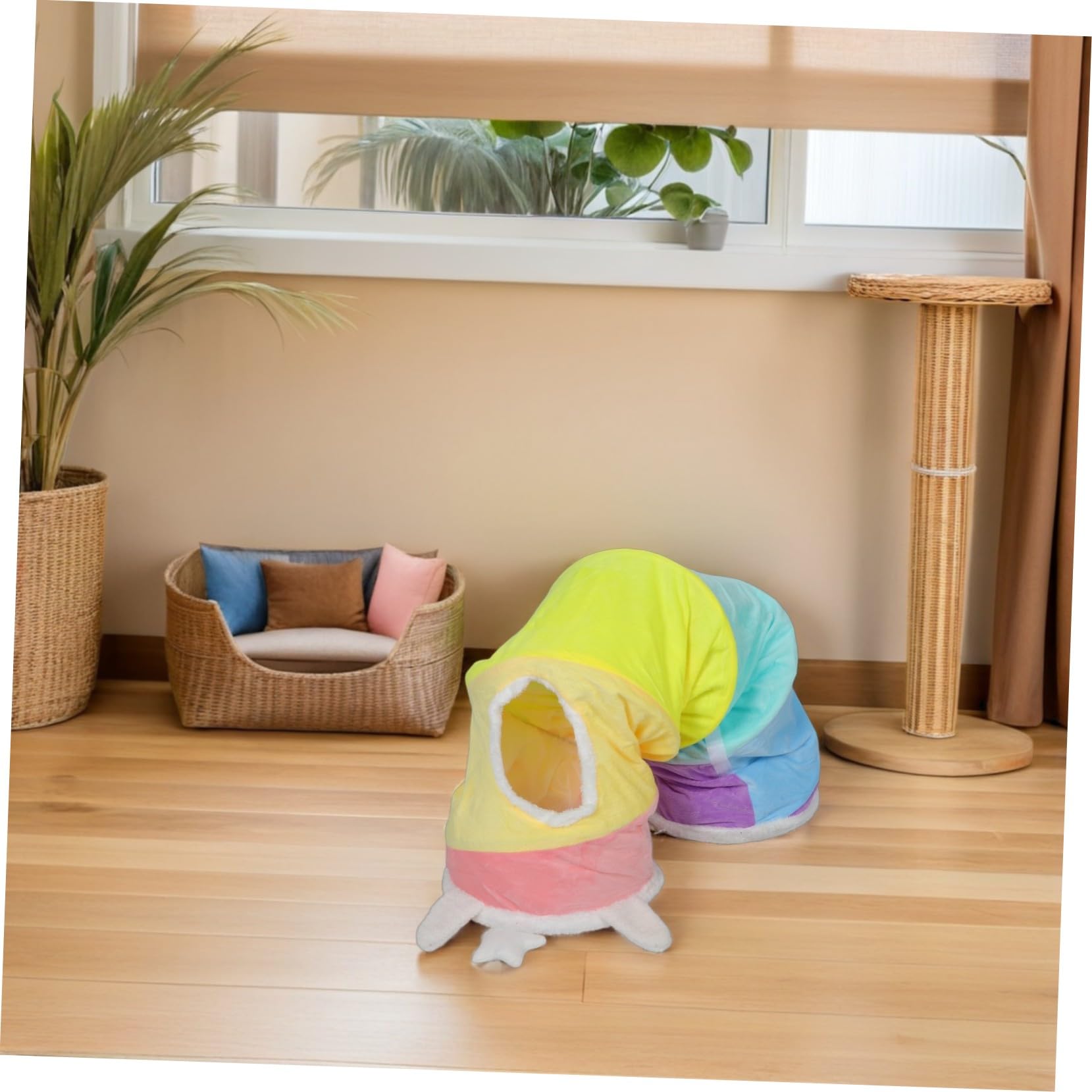 YARNOW Cat Tunnel Juguete De Persecución De Gatos Juguete Interactivo para Gatos
