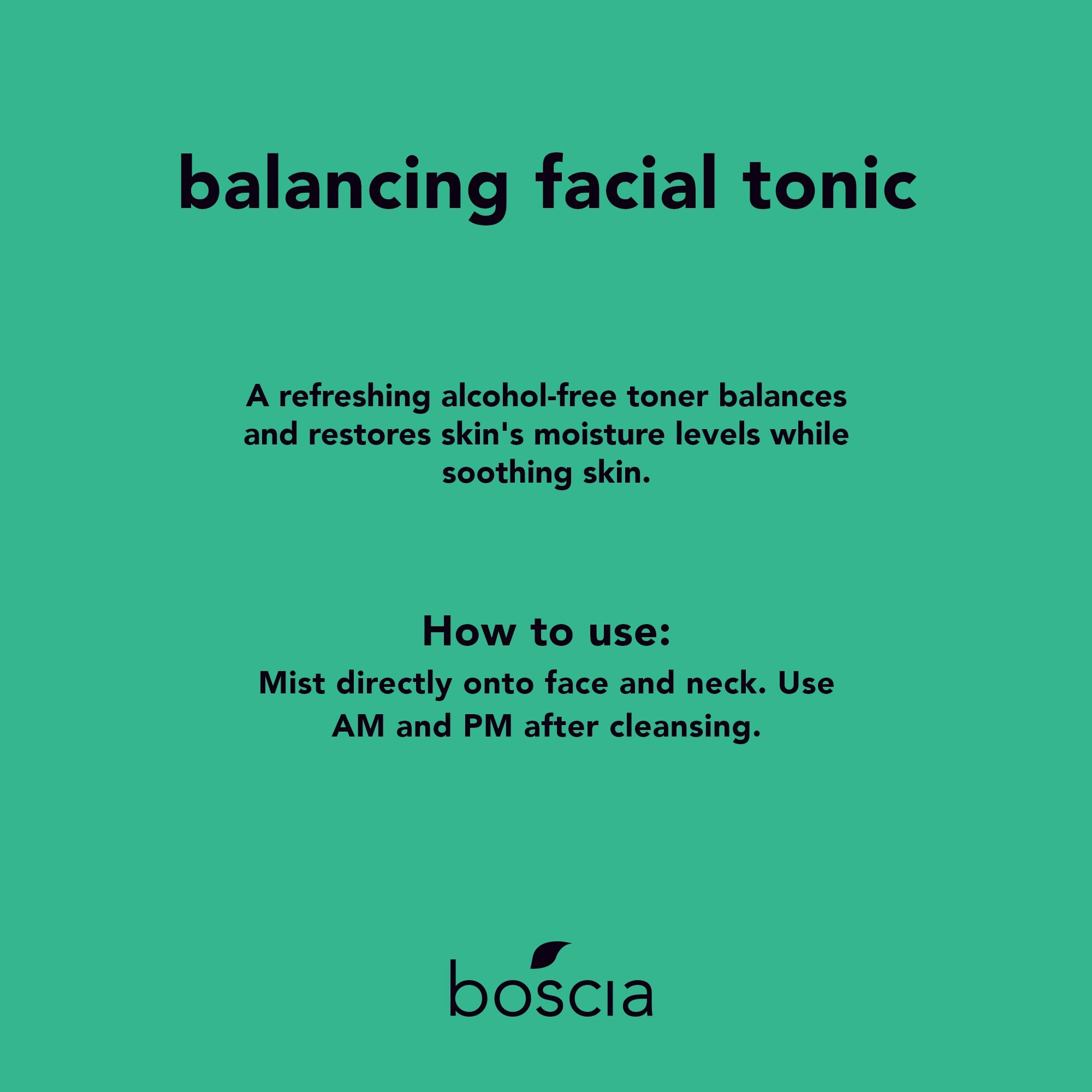 boscia balancing facial toner