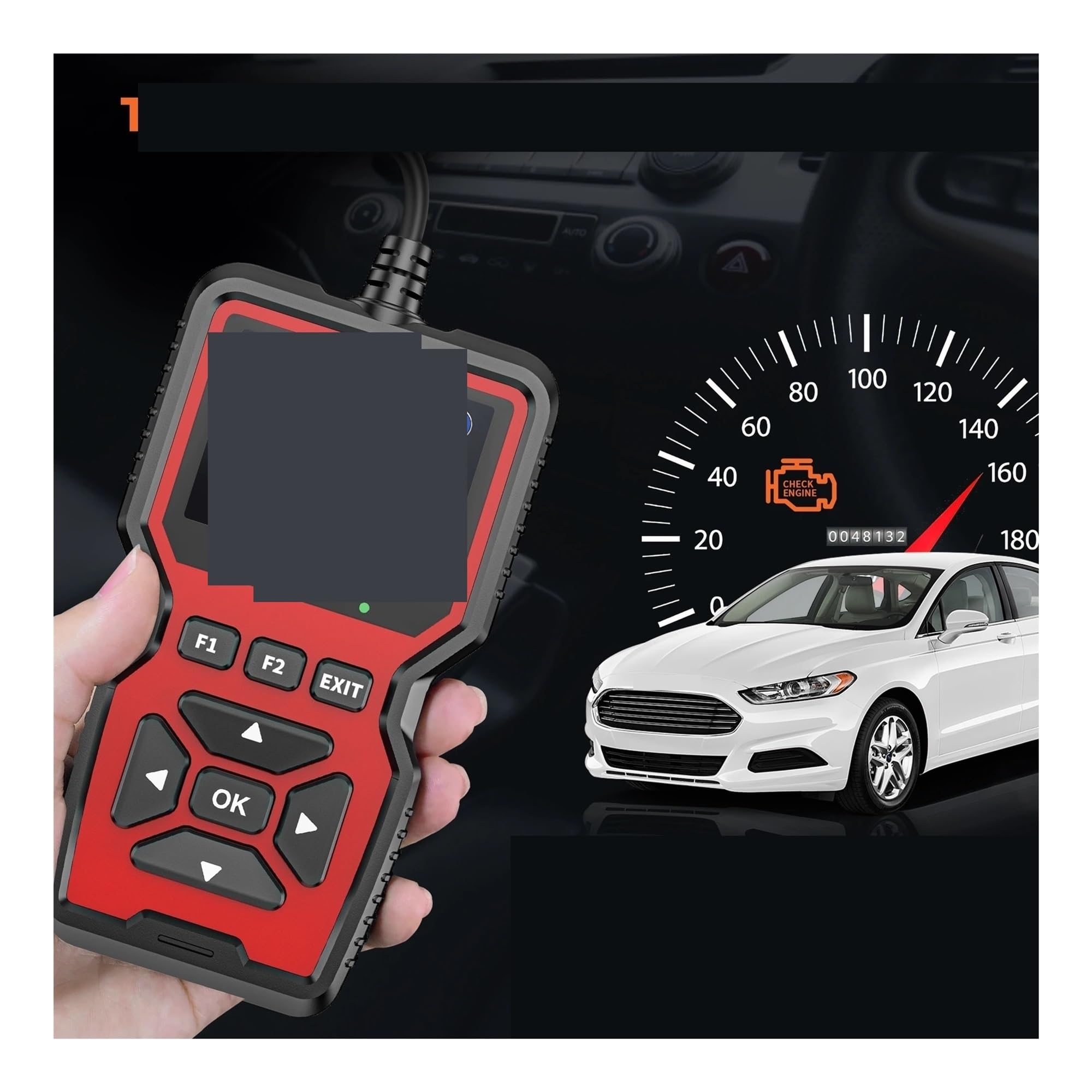 Scanner OBD2 Meccanico Professionale Strumento di Lettura del codice diagnostico OBDII Rilevatore di guasti for Auto for Spia di Controllo del Motore