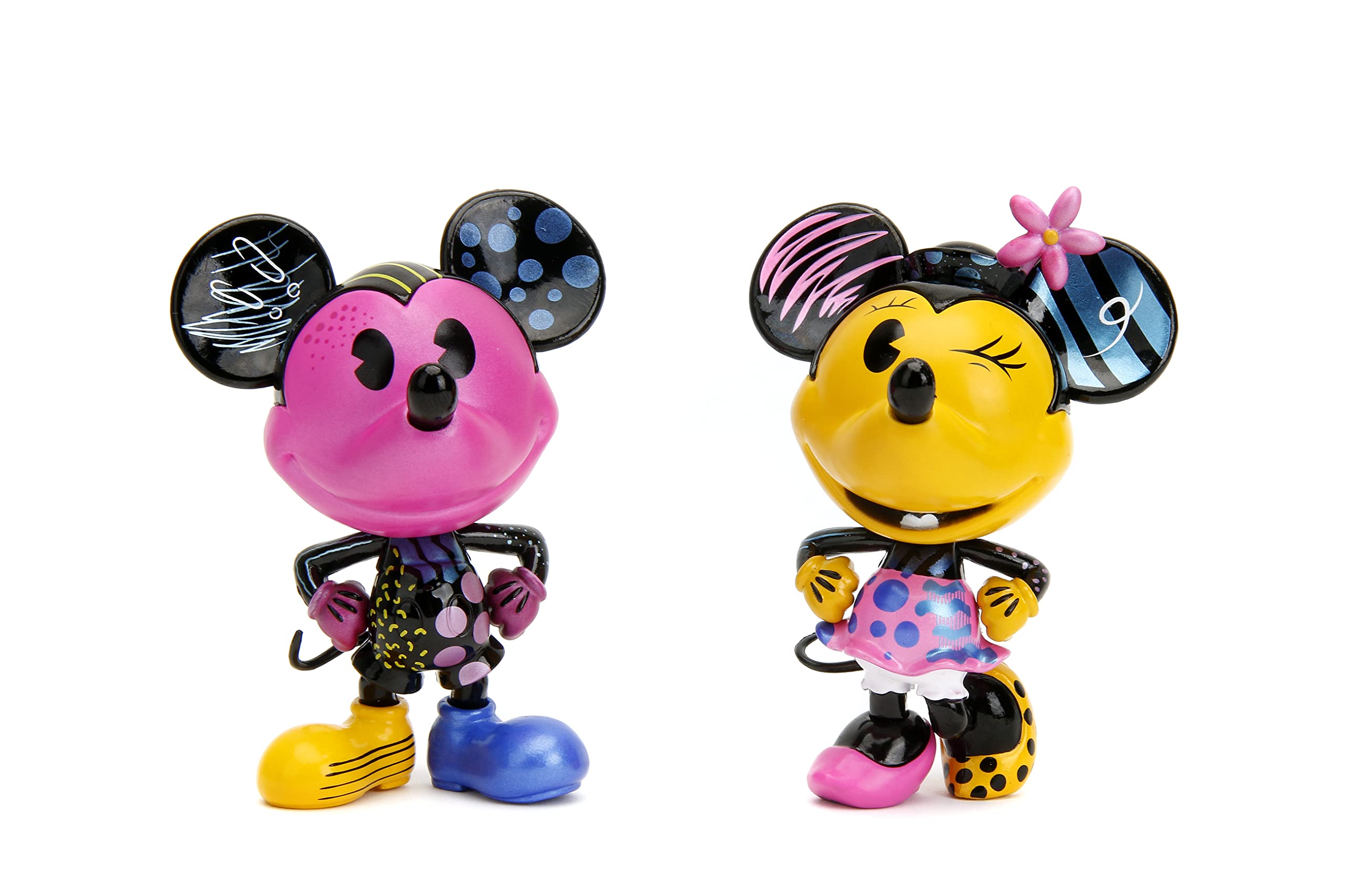 Jada - Disney Mickey & Minnie 253074007 - Set of 2 Metal Figures 10 cm - Ages 8 and up