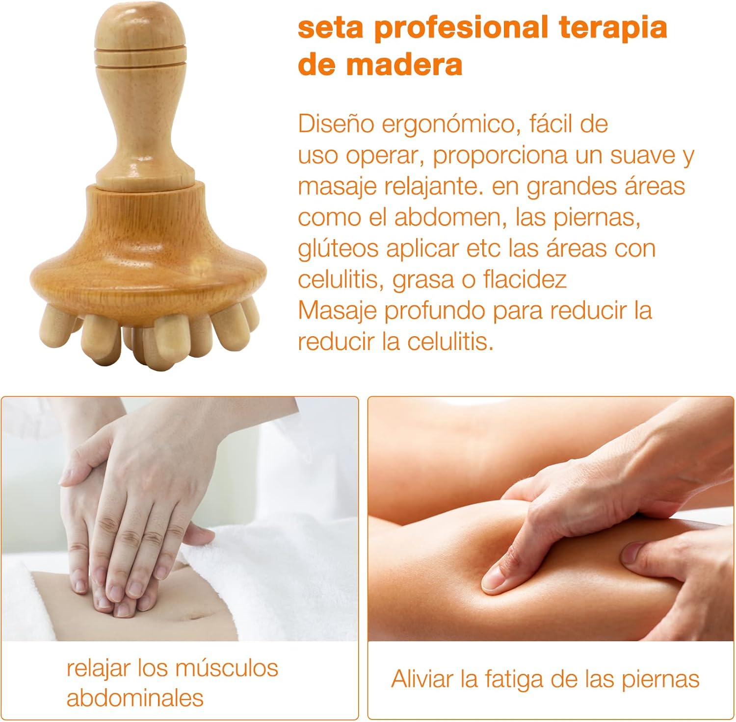 Masajes Reductores Masaje Para Celulitis Con Rodillo Maderoterapia