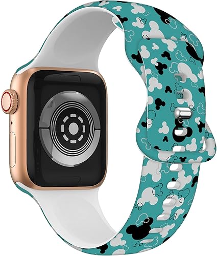 Miniatura 3 de Correa de silicona con dibujos animados para Apple Watch de 1.496 in1.575 in1.614 in1.654 in1.732 in1.772 in, correas para Apple Watch Series 9, 8,