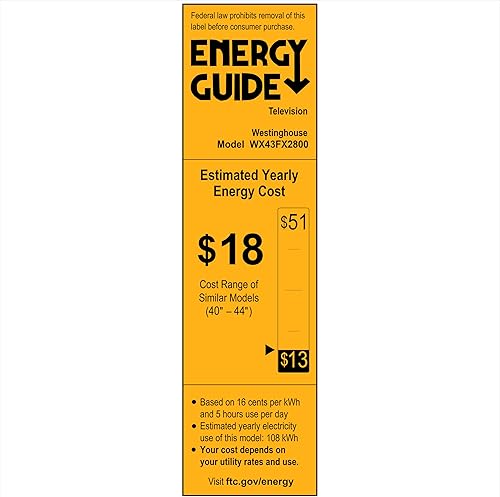 Miniatura 10 de Westinghouse Smart TV de 43 pulgadas, FHD 1080P Xumo TV con control remoto de voz, televisión de pantalla plana con Dolby Atmos, Bluetooth, Apple