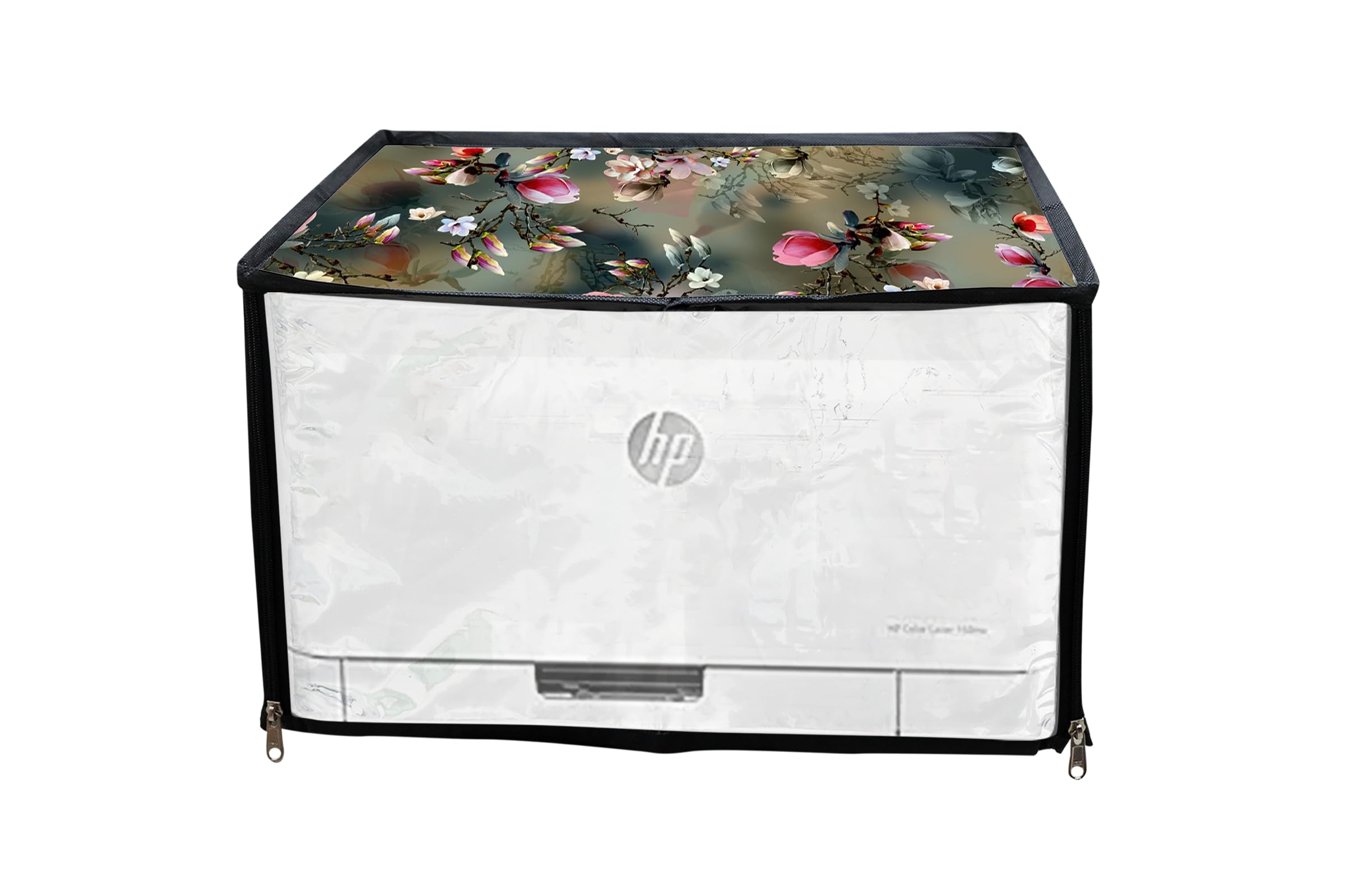 HomeStore-YEP Printer Cover for HP Colour Laser 150nw Wireless Color Laser Printer with Zipper for Dust Protection Green Flower (B0CG55QBKW) Amazon Price History, Amazon Price Tracker