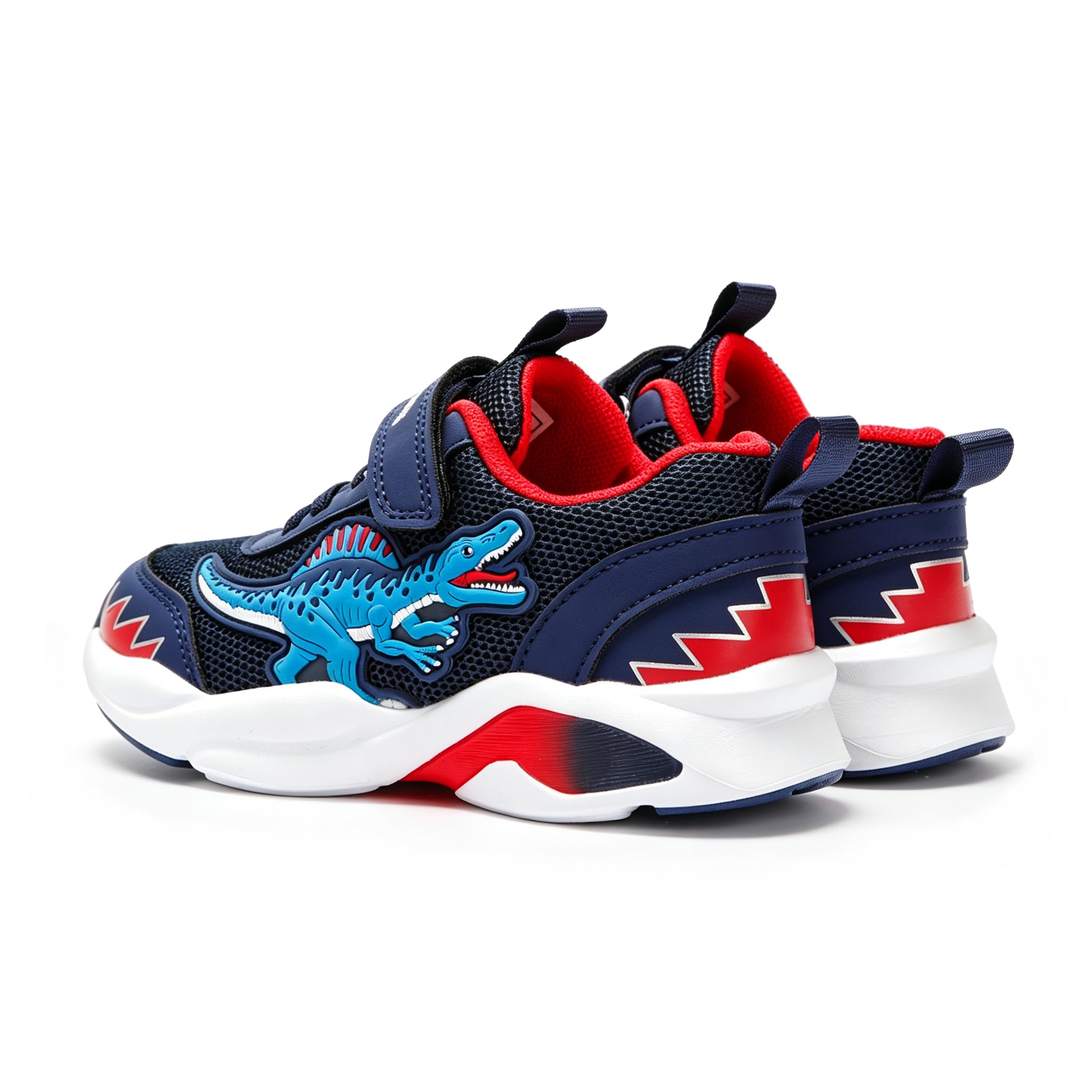 Zapatillas de Deporte para Niños, Zapatos Luminosas de Dinosaurio, Malla Transpirable