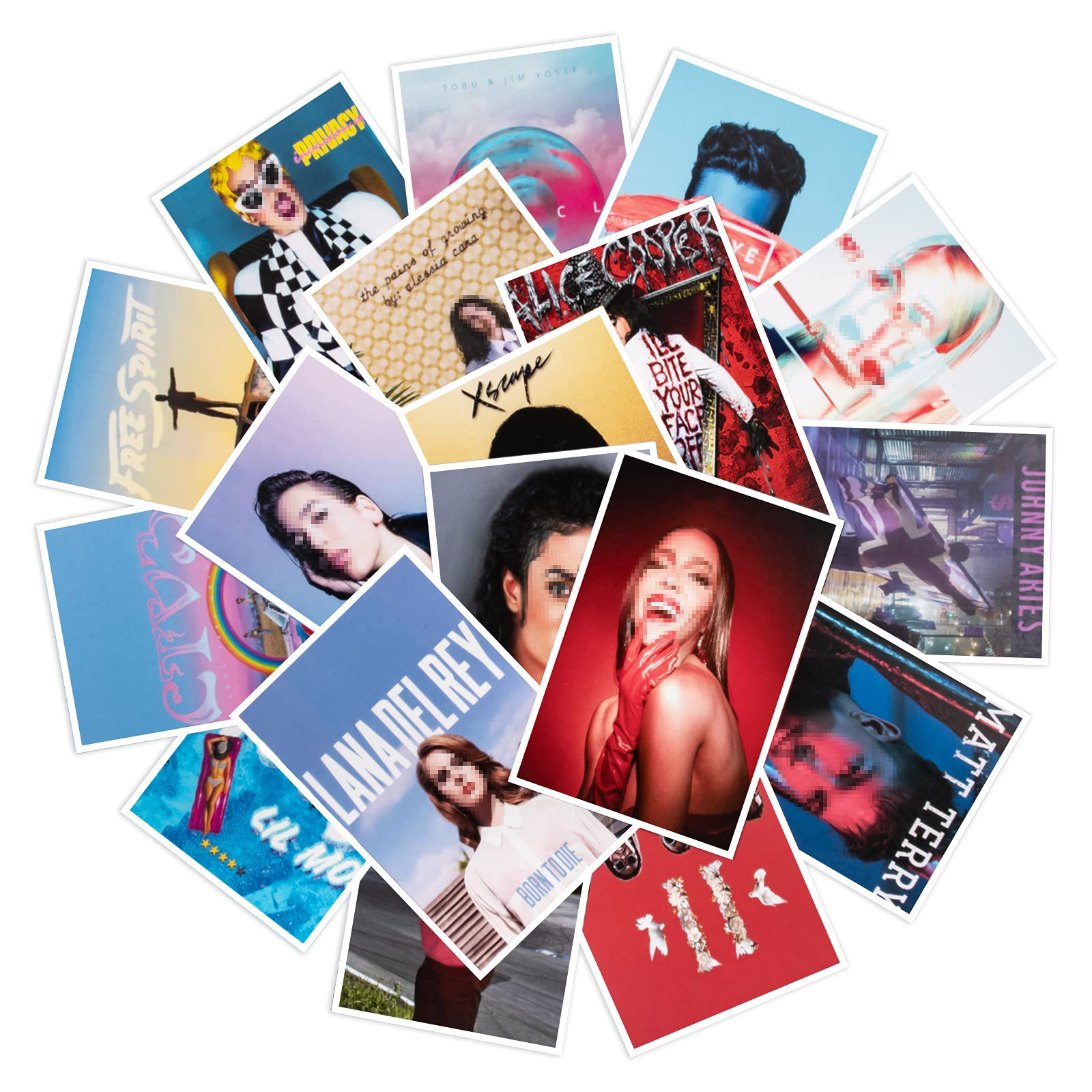 Buy 50Pcs Album Cover Wall Collage Kit Aesthetic Pictures, RUSFYUNM