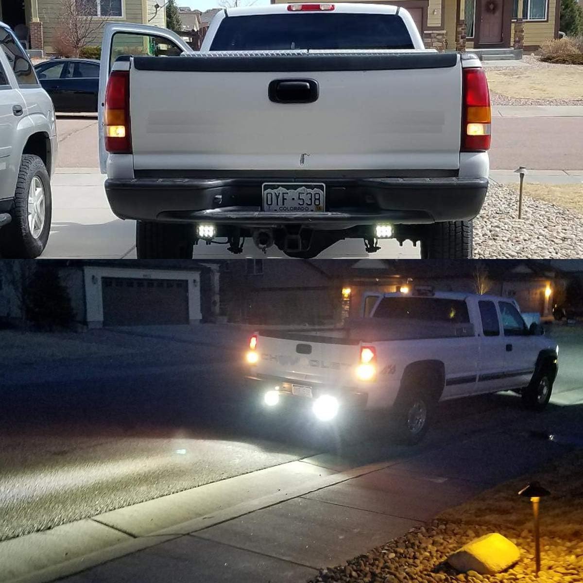 AUXTINGS Lot de 10 Spots LED 10,2 cm 18W 1440 LM 6000K pour Voiture Tout-Terrain Cabine Bateau SUV Camion Voiture ATV véhicules Marins 12V 24V