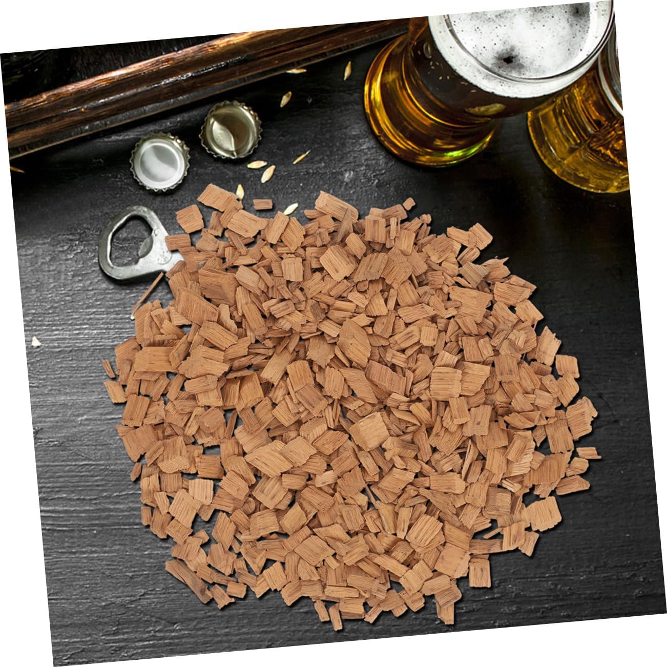 SECFOU 2packs French Oak Wine Chips Essential for Home Wine Making for Diy Barware