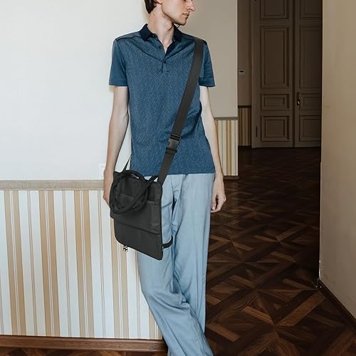 Miniatura 5 de Beautyflier Soporte para bolsa de drenaje de orina con cubierta de tubo de catéter y correa de hombro ajustable, funda para bolsa de catéter