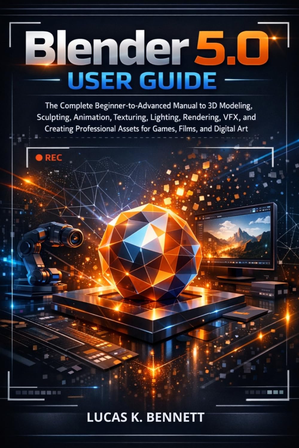 Blender 5.0 User Guide: The Complete Beginner-to-Advanced Manual to 3D Modeling, Sculpting, Animation, Texturing, Lighting, Rendering, VFX, and ... Digi (The Lucas Bennett Tech Mastery Series)