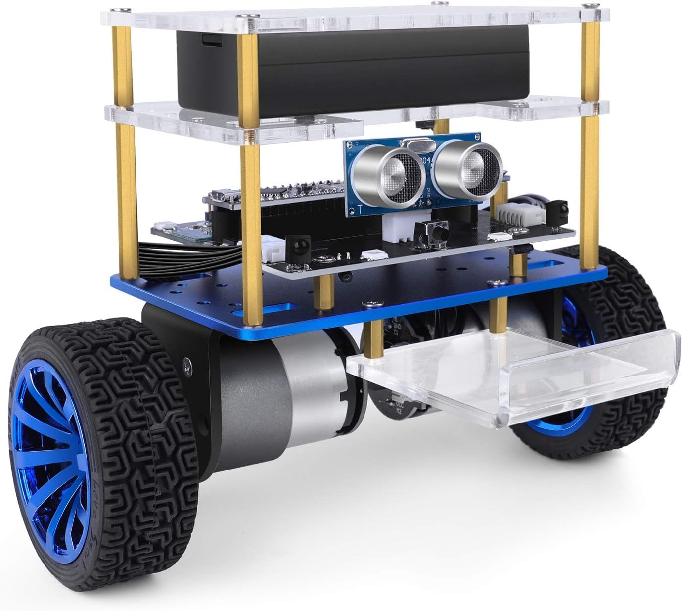 ELEGOO Tumbller Selbstbalancierender Roboter Auto Kit Kompatibel mit Arduino IDE, Mint Lernspielzeug STEM Kit für Kinder und Erwachsene