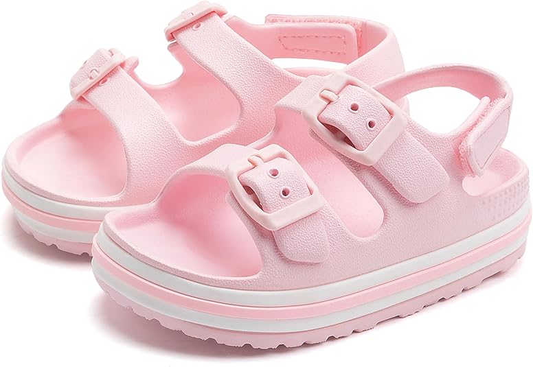 XYZ Toddler Water Sandals with Adjustable Back Strap