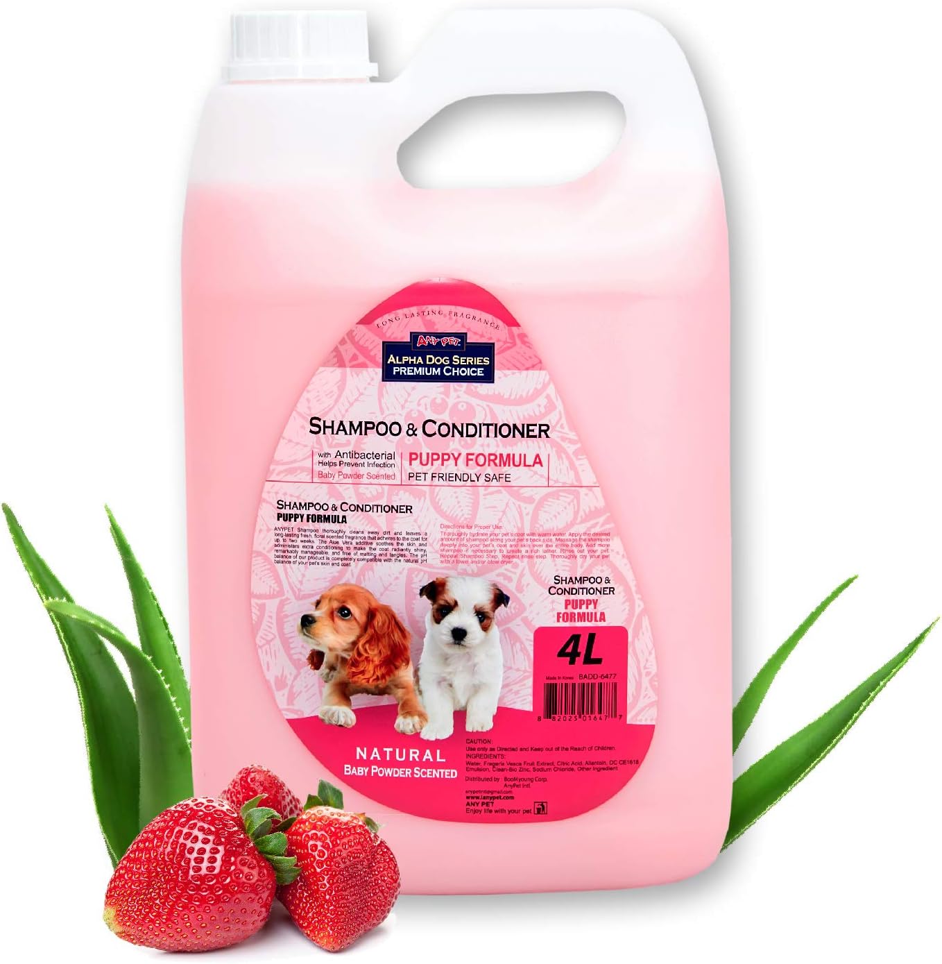 Alpha Dog Series Natural Puppy Shampoo and Conditioner Tear