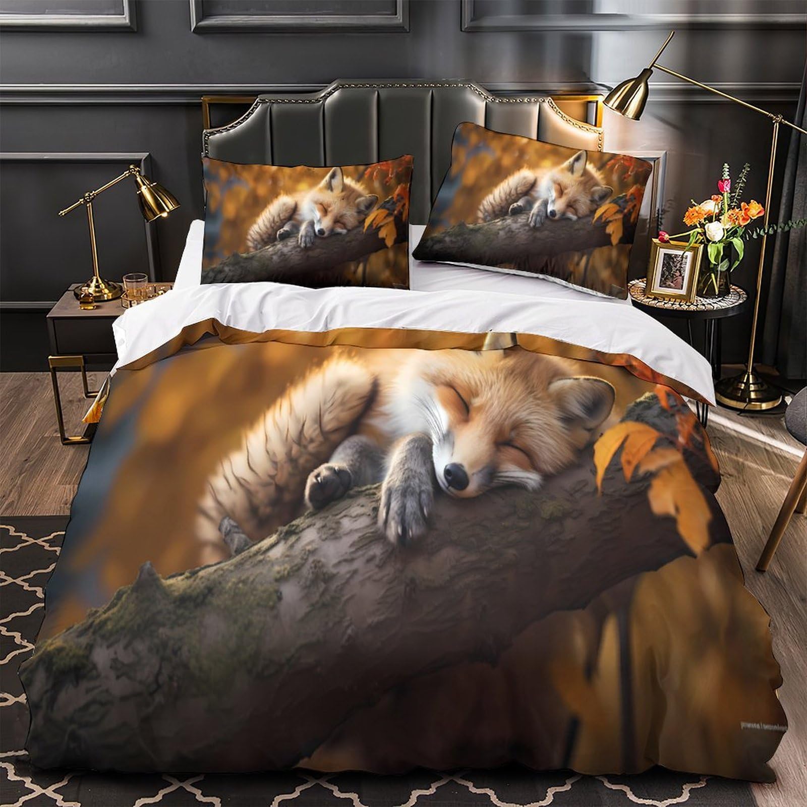 Housse de couette ski respirante hypoallergique pour lit king