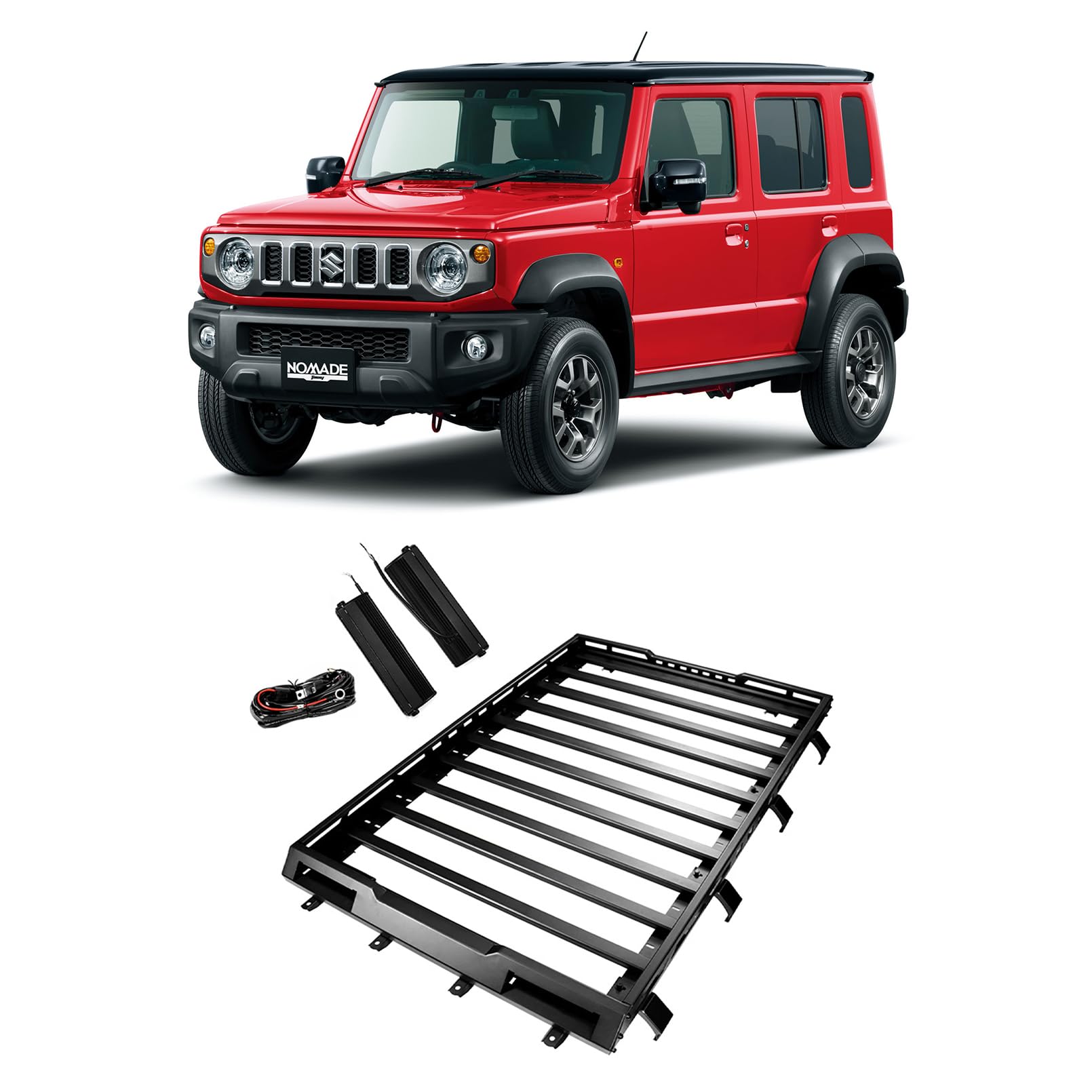 Amazon.co.jp: VKINGER ジムニーノマド JC74 5ドア パーツ ルーフ