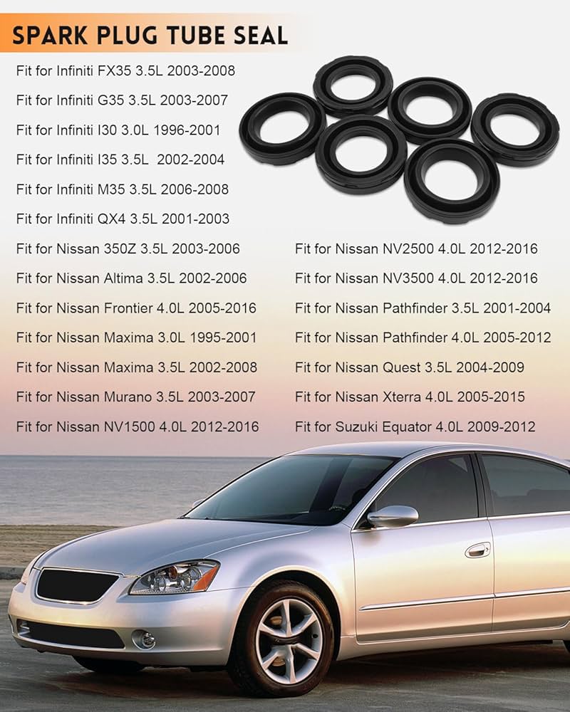Amazon.com: Spark Plug Tube Seal Set Fit for Infiniti FX35