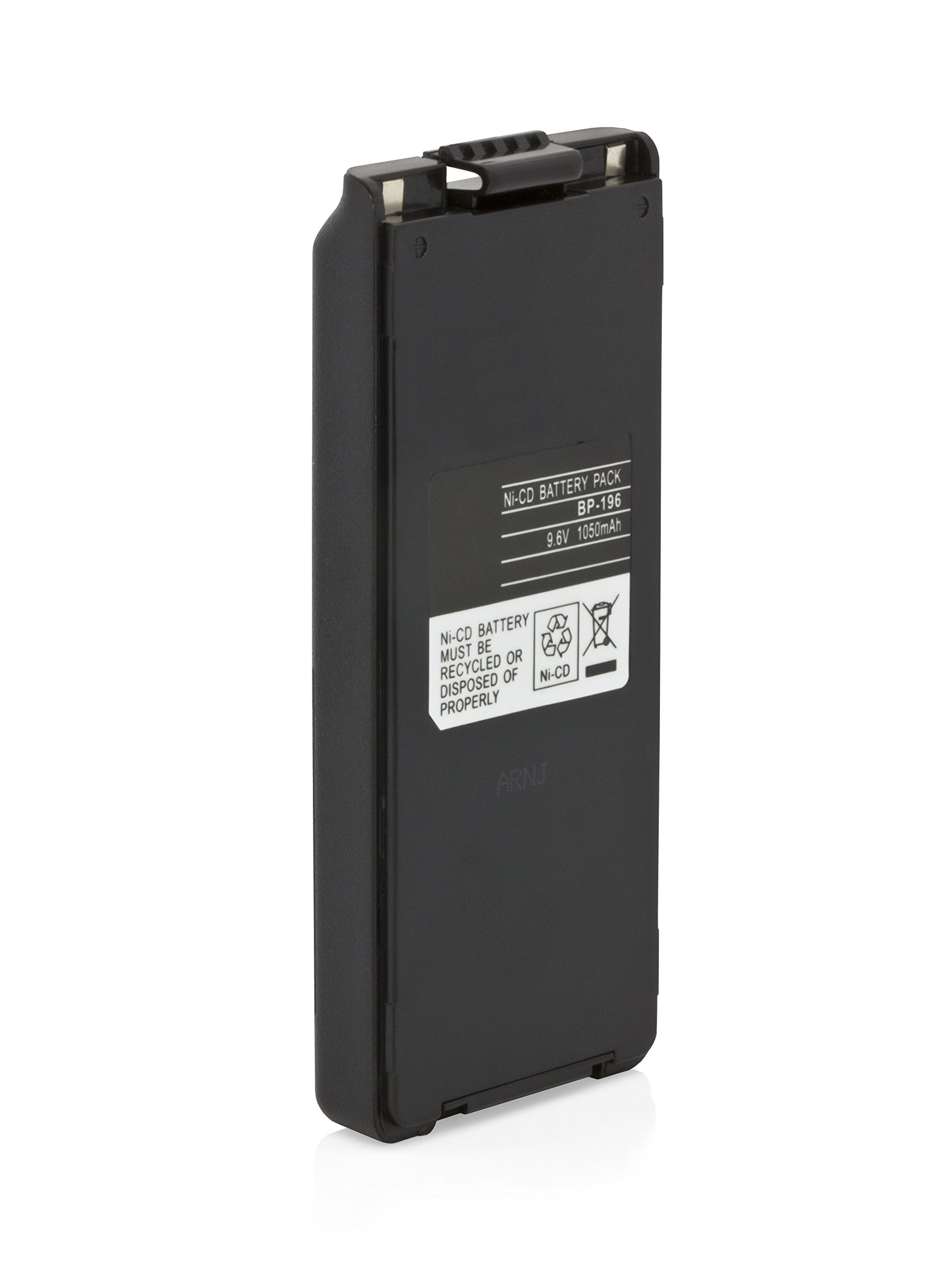 ExpertPower® 9.6V 1000mAh NiCd Battery for BP-195 BP-196 BP-196H BP-196R | Compatible with IC-F3 F4 T2H A4 A4C A4E Radios | Rechargeable | OEM Charger Compatible