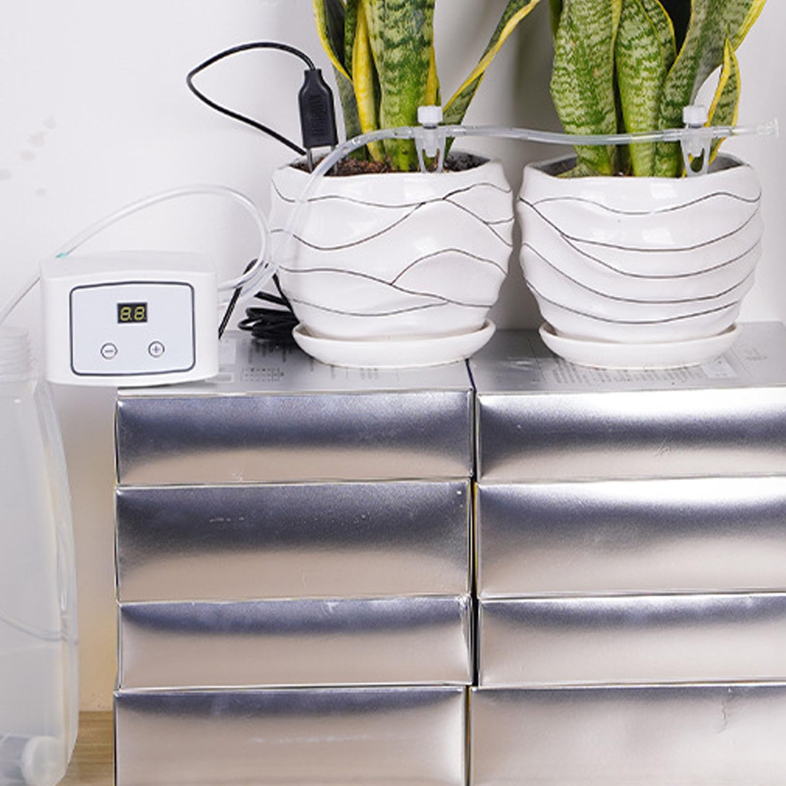 Jiawu Arroseur automatique pour plantes en pot