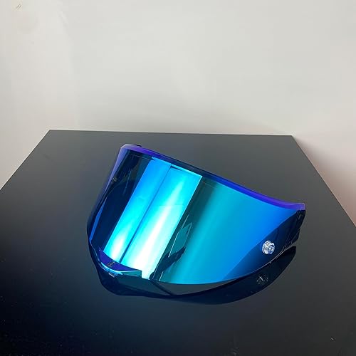 Miniatura 4 de PISTA GP RR - Visera de casco para AGV PISTA GP R, PISTA GP RR, CORSA R Visera Casco Moto (Revo IceBlue-uso solo día)