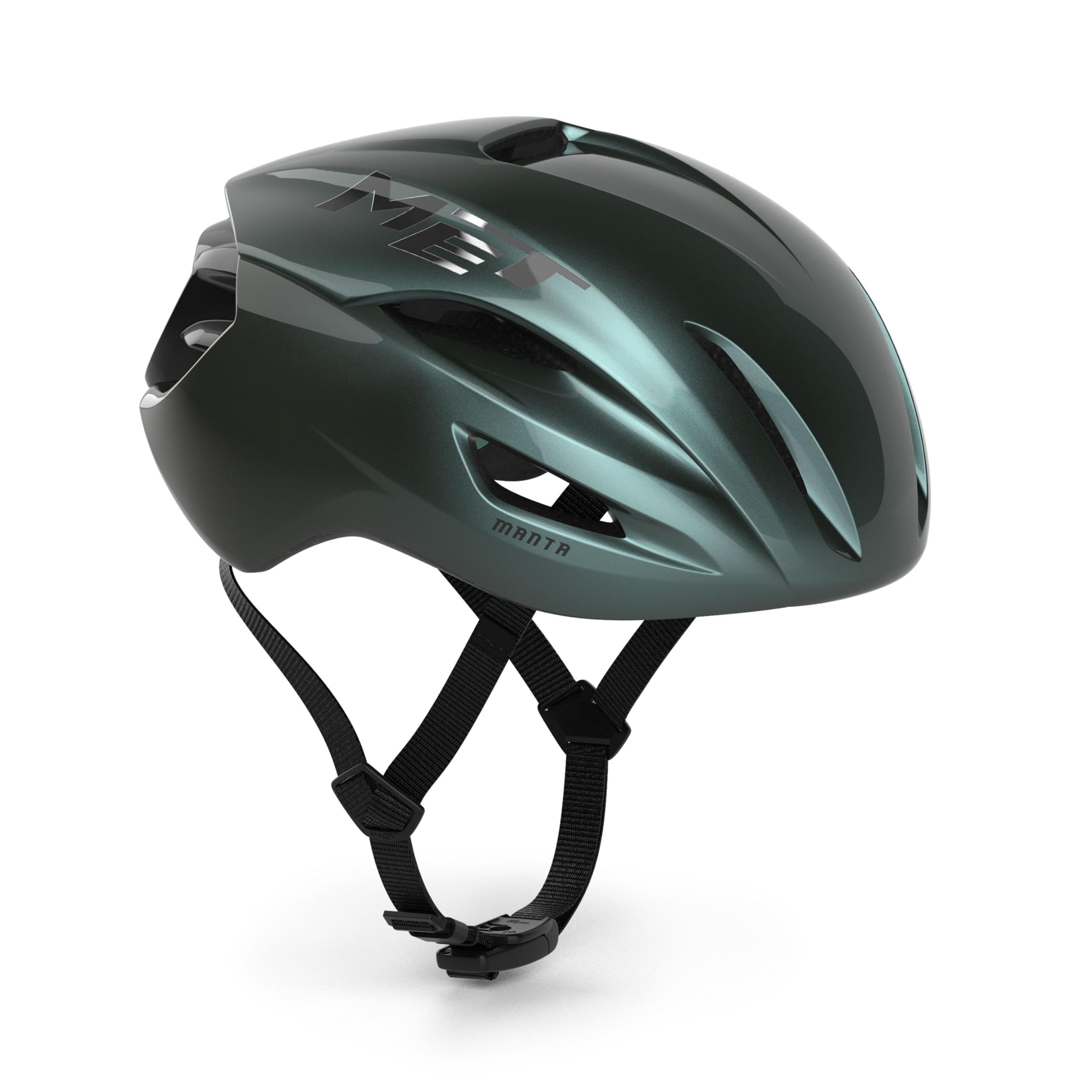 MET Casco da strada unisex Manta MIPS Hyper Teal, S / 52-56 cm