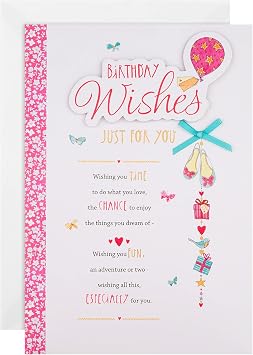 Hallmark Birthday Card- Classic Design with Heartfelt Verse
