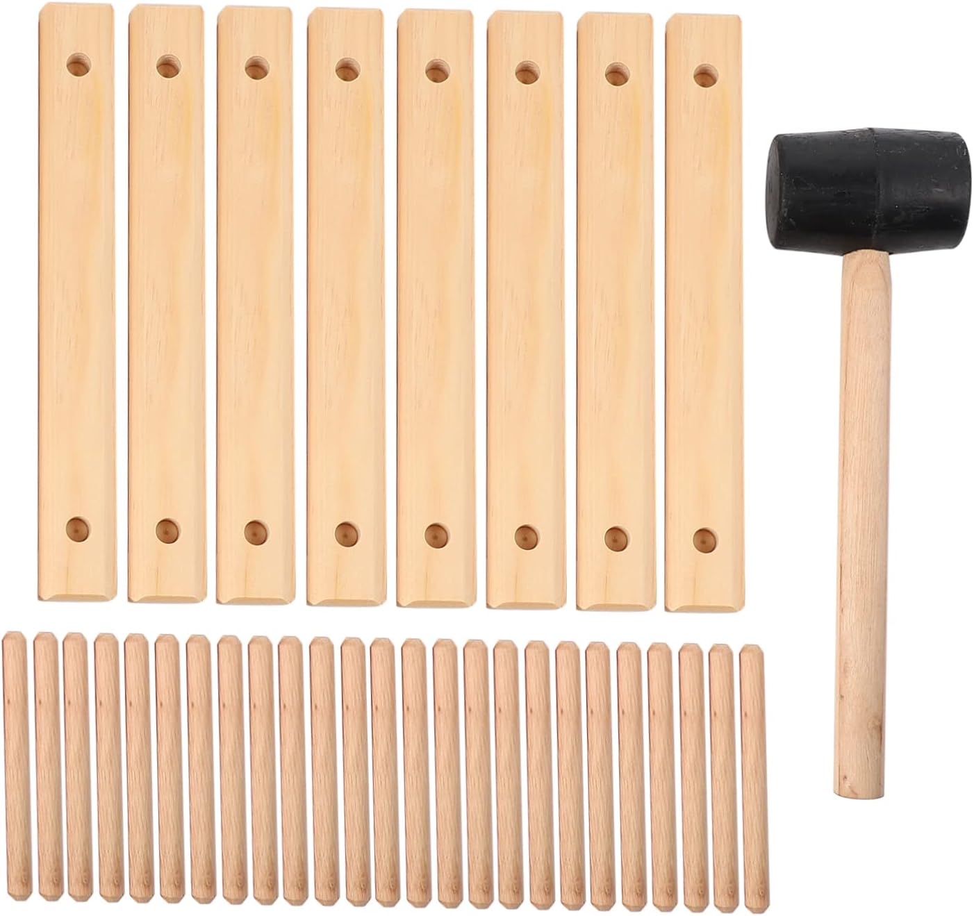 DIY Wooden Wine Rack Bottle Capacity Desktop Wine Holder Red Display Rack for Home