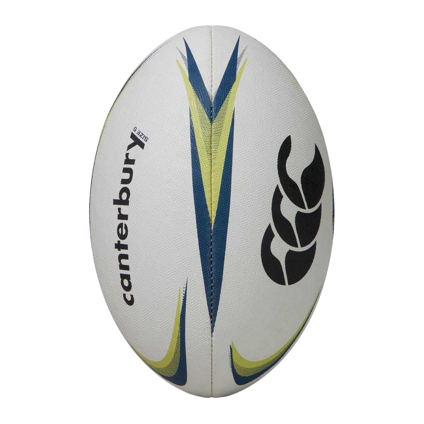 Canterbury Mentre Rugby Ball (5) (White/Lime)