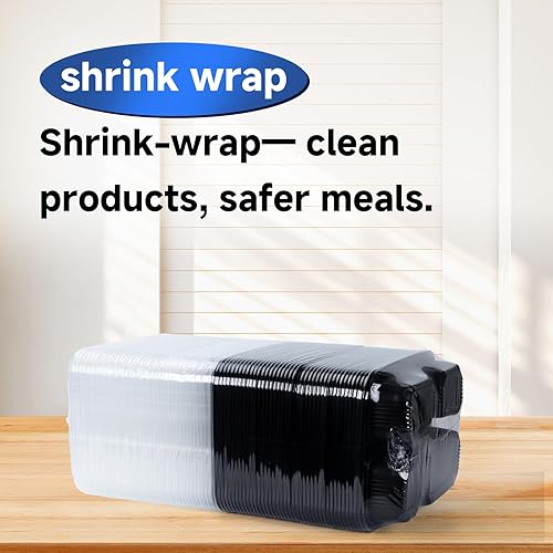 Miniatura 2 de Contenedor de preparación de comidas, 4 compartimentos, paquete de 40 unidades de 34 onzas, cajas Bento reutilizables para almacenamiento de