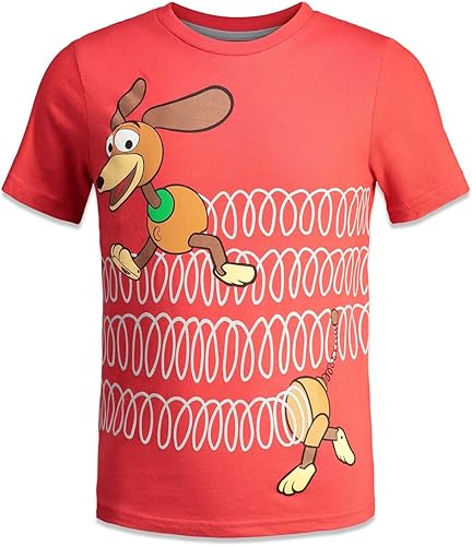 Miniatura 3 de Disney Toy Story Rex Slinky Dog Buzz Lightyear - Camiseta para niños (4 unidades)