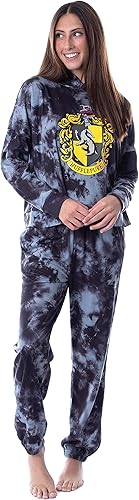 Miniatura 3 de INTIMO Harry Potter Hogwarts Houses Tie Dye - Conjunto deportivo con capucha para mujer