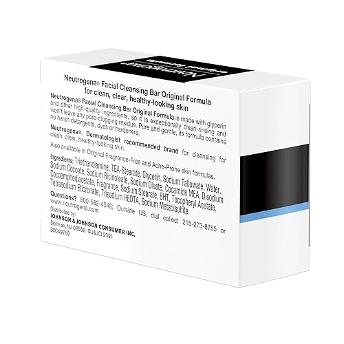 Miniatura 7 de Neutrogena The Transparent Facial Bar Original Formula, 3.50 oz (Paquete de 3)