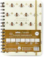 Planner Permanente Wire-O Melissa Financeiro Favo De Abelhas, Cicero
